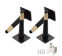 Piedini di supporto for sedia in metallo conico dritto da 4 pezzi for divano, tavolo, armadio, progetti fai te for la casa(30cm(11.8in))