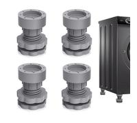 Piedini di supporto per lavatrice, 4 pezzi, stabilizzatore regolabile per asciugatrice | 360 piedini rotanti anti anti vibrazioni, piedini per lavaggio anti movimento, per la casa