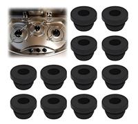 Piedini in gomma, 12 guide in gomma, Accessori Camper, Gommini Griglia Piano Cottura, Guide in gomma di protezione per fornelli da camper compatibili con aste da 5 mm di Dometic, Smev e Thetford