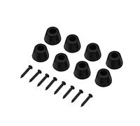 Piedini in gomma, 8 pezzi 30x20mm Piedini in gomma Base antivibrante Supporto per pad Adatto per altoparlanti HiFi Amplificatore per chitarra con viti