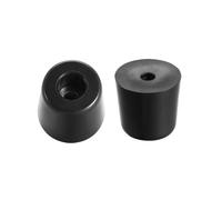 Piedini in gomma cuscinetto paraurti D32x27xH30mm nero 12pz