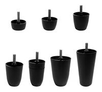 Piedini in Plastica per Mobili con Bullone M10 - Vari Modelli e Altezze - MODELLO E ALTEZZA: PLASTICA H2,5