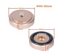 Piedini Isolanti HiFi Supporto Alluminio Pastiglie per Sospensione Acustica Supe