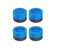 Piedini lavatrice 4 pezzi cuscinetti antivibrazioni piedini for lavatrice kit universale rullo antiscivolo for base for di sollevamento for mobili(4pcs Blue 35mm)