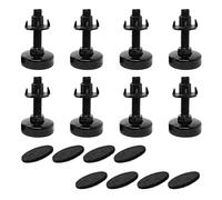 Piedini livellatori, Piedini di livellamento, 8 pezzi Livella for mobili ad altezza resistente con piedini regolabili kit filettatura a T 3/8" - Filettatura 16 for livellatore divani for da ufficio