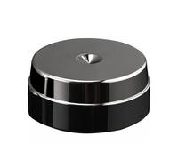 Piedini per Altoparlanti In Acciaio Inossidabile con Base In Gomma Antiscivolo e Cuscinetto Smorzante per Una Chiarezza del Suono Superiore, 60 mm X