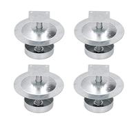 Piedini per alveare a prova di acciaio inossidabile Base per alveare Resistente strumento anti per apicoltori Apicoltura 4 set 8,3 x 7 cm