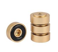Piedini Per Amplificatore,4 Pezzi 20 * 8 Mm Piedini Per Amplificatore In Lega Di Alluminio Per l'Altoparlante Del Lettore Cd Assorbire Gli Amplificatori Degli