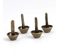 Piedini per borse, 50 pezzi di supporti metallici piatti supporto duraturo for borse a fondo piatto