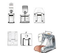 Piedini per Cerniere Invisibili 5 Pezzi Piedini Cerniera Invisibile Macchina Cucire Piedino Cerniera Invisibile per Macchina da Cucire, Compatibile con Brother Singer Janome Macchina Cucire Domestica