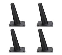 Piedini per Mobili Cono, 4 Pezzi Piedini per Mobili Ricambio Piede per Tavolo Conico Gambe del Divano Acciaio Laminato a Freddo | Verniciata Piedi Armadio Altezza: 10-35cm Piedini Armadietto 12cm/4.7"