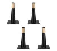 Piedini per Mobili Cono, 4 Pezzi Piedini per Mobili Ricambio Piede per Tavolo Conico Gambe del Divano Acciaio Laminato a Freddo | Verniciata Piedi Armadio Altezza: 10-35cm Piedini Armadietto 12cm/4.7"
