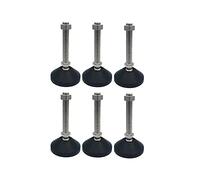 piedini per mobili, piedini regolabili, Livellatore for mobili filettato a 6 pezzi, base livellatrice scorrevole regolabile con diametro di 2,4 pollici, utilizzato for banchi da lavoro, macchine, pied