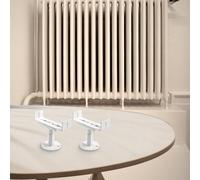 Piedini per radiatore a pavimento in alluminio confezione da due design regolabi