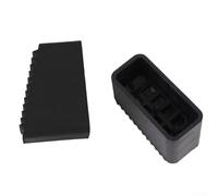 Piedini per scala, confezione da 4, cuscinetti in gomma antiscivolo per stabilità e protezione del pavimento, compatibili con scale telescopiche in alluminio e mitra