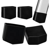 Piedini per Scala in Gomma Diametro Interno 40 x 20 mm Piedini per Scale Alluminio Piedi per Scala Antiscivolo per Scaletta 4Pcs (4Pcs)