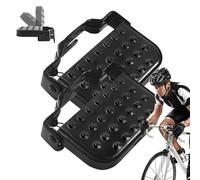 Piedini per sedili posteriori, piastre per pedali posteriori, supporti per bicicletta pieghevoli, supporto antiscivolo | Passeggeri PEG Gear Biking Travel Riding Use, Kit di fissaggio tutto in metallo