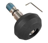 Piedini per treppiede multiuso da 3/8 pollici con cuscinetto antiscivolo Goditi supporto sicuro della fotocamera in fotografia e streaming Tappetino per treppiede antiscivolo