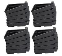 Piedini per Vasi Di Piante,Plastica Triangolo Fiore Fioriera Inferiore Alzata Cremagliera Alzata per Interni ed Esterni,Rialzi per Vasi da Fiori,Supporto Per Fioriere (Nero)