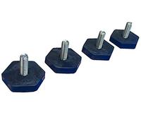 Piedini regolabili compatibili con lavatrici Hotpoint Ariston Indesit AIB16UK HV5L125PUK (set da 4 pezzi)