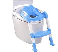 Piedini regolabili in altezza Piedi Step e vasino Ladder Baby Bambini Bambini Potti pieghevoli Toilet Training stand step-Blue