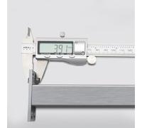 Piedini Regolabili per Mobili, 4 Gambe per Divano Oro Gamba Tavolo Quadrato Gambe per Letto Lega di Alluminio | Finitura Anodizzato Gambe per Sedie Altezza: 6-60cm Frigoriferi Lavatrici 35cm/13.8"