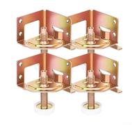 Piedini regolabili per mobili, confezione da 4, livellatori resistenti per pavimenti irregolari, struttura in acciaio laminato a freddo