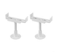 Piedini regolabili per radiatore, supporti per radiatore in ghisa, staffe da pavimento in alluminio, supporti regolabili in altezza, gambe del radiatore bianche, piedini riscaldanti vintage