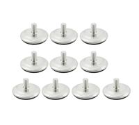 Piedini scorrevoli per livellamento mobili,filetto regolabile M10 x20mm,10 pezzi