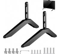 Piedini universali per supporto TV, staffa di ricambio per base TV con cuscinetti antiscivolo e viti per TV LCD, LED e al plasma da 32 a 65 pollici, g