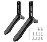 Piedini universali per TV TCL da 32 a 65 pollici, supporto per TV, colore nero, con cuscinetti antiscivolo e set di viti, compatibile con Samsung LG TCL