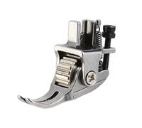 Piedino a Rullo Regolabile per Macchina da Cucire, Piedino per Pelle, Tessuto Pesante, Adattatore a Gambo Basso a Scatto, Piedino Macchine da Cucire a Gambo Basso, Gambo Basso Singer(acciaio)