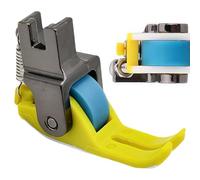 Piedino a rullo stretto - Fissaggio pressore ruota 4,5 x 1,6 cm, componente macchina da cucire, strumento professionale a punto dritto per denim, pelle, seta, cotone | per sarto