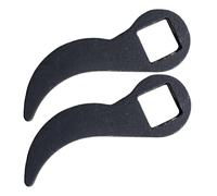 Piedino da porco a gambo stretto, regolabile per riparazione auto strumenti di riparazione auto nero