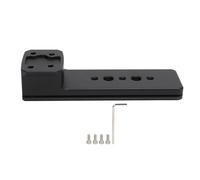 Piedino di Ricambio per Collare per Obiettivo in Alluminio con Design Cavo per Supporto Arca, Supporto per Piastra Base di Supporto per Obiettivo Leggero per Z400 600 800