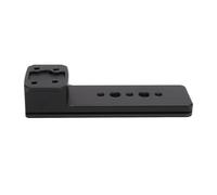 Piedino di Ricambio per Collare per Obiettivo, Supporto per Piastra Base di Supporto per Teleobiettivo in Alluminio con 38 Mm per Supporto Arca, Foro per Vite da 1/4 3/8 Pollici