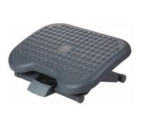 HJH Office 721010 poggiapiedi Piedino DOT, inclinabile Regolabile in Altezza, Nero