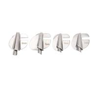 Piedino for orlo arrotolato in acciaio inossidabile da 4 pezzi, piedino for, for