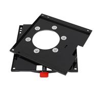 Piedino girevole per Fiat Ducato X250 | Piastra girevole a 360° sedile guidatore/passeggero | Montaggio facile e acciaio verniciato a polvere | Compatibile con Peugeot Boxer/Citroen Relay 2007+ (lato