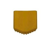 MAURER Piedino in PVC per Scala Singola Esterno 24x60 mm Giallo