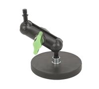 Piedino magnetico regolabile girevole a 360 gradi, con piastra da 66 mm, filettatura standard da 1/4 per fotocamera di sicurezza, attacco magnetico