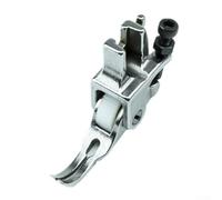 Piedino per cerniera da 0,3 cm per punto fermo industriale | Materiale in acciaio resistente, manici in pelle spessa, impedisce che il tessuto si attacchi, si adatta ai modelli DDL-5550