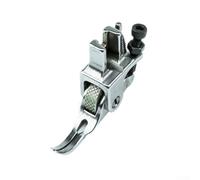 Piedino per cerniera da 0,3 cm per punto fermo industriale | Materiale in acciaio resistente, manici in pelle spessa, impedisce che il tessuto si attacchi, si adatta ai modelli DDL-5550