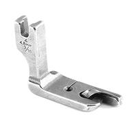 Piedino per cerniera industriale universale per macchina da cucire Piedino per cerniera con orlo arrotolato per la sostituzione del letto piatto con ago singolo(4 8MM)