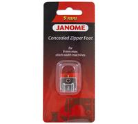 Piedino per cerniera nascosta Janome per macchine da 9 mm
