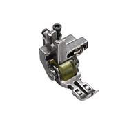 Piedino per macchina da cucire industriale, per tessuti spessi, jeans, ruote in gomma e pelle