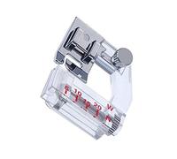 Piedino per Macchina da Cucire, Piedino per sbieco Regolabile da 5 mm a 20 mm Piedino Universale per Righello Adatto Snap-on per Cucito a Stelo Basso Brother, Singer, Janome, Kenmore, Babylock.