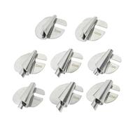 Piedino per macchina da cucire, universale, in acciaio inox, pieghevole, per orlatura e trapuntatura (3 mm-10 mm)