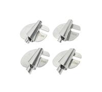 Piedino per macchina da cucire, universale, in acciaio inox, pieghevole, per orlatura e trapuntatura (7 mm-10 mm)