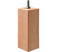 Piedino per mobili in legno Hettich Brema con vite M8 150x50x50 mm Faggio